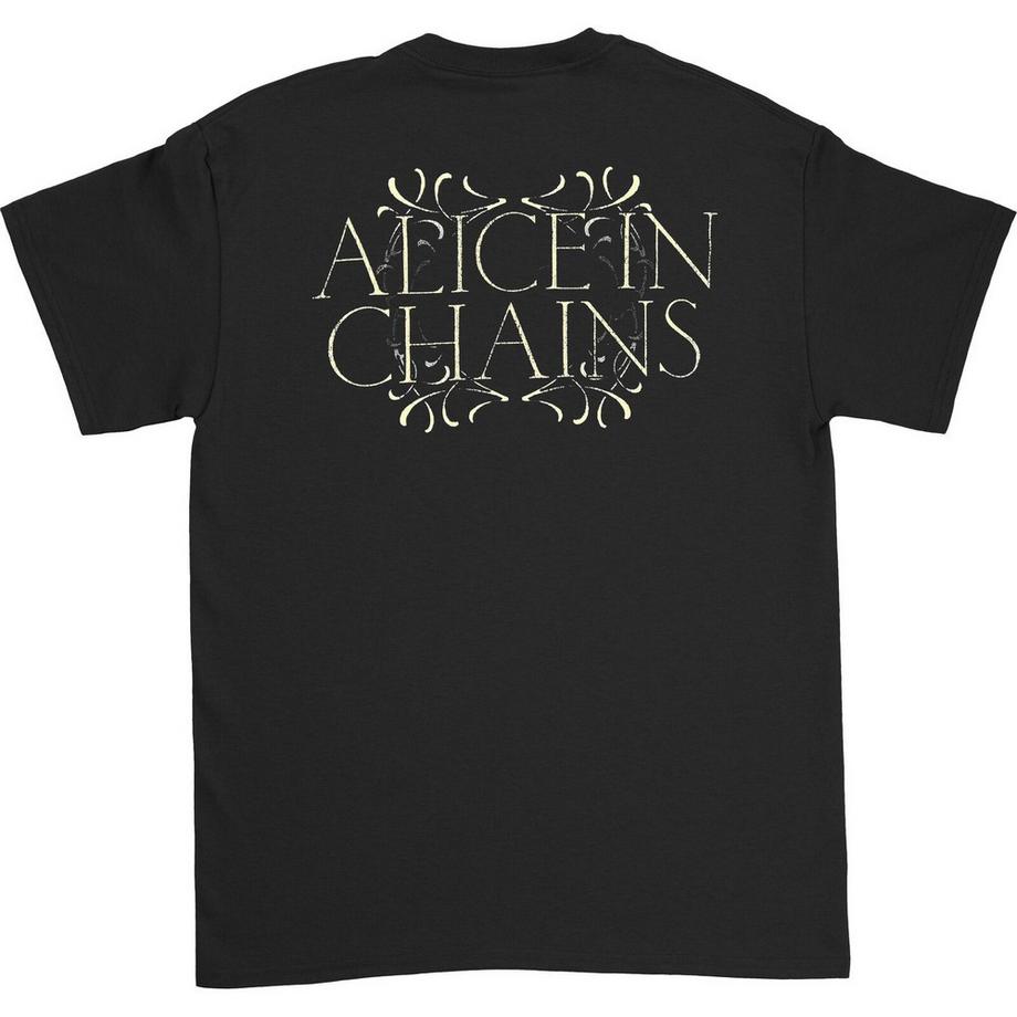 Alice In Chains Mond Baum Grafikdruck T-Shirt  