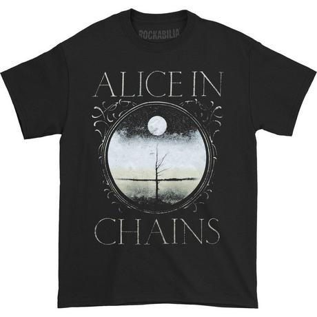 Alice In Chains Mond Baum Grafikdruck T-Shirt  