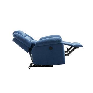 Vente-unique Relaxsessel elektrisch - Stoff - Blau - BUROLO  