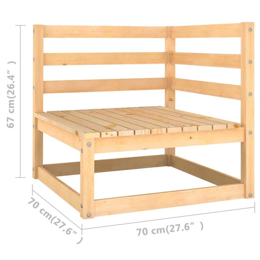 VidaXL Ensemble de salon de jardin bois de pin  