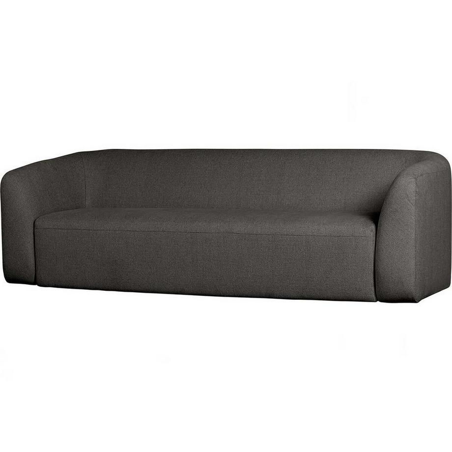 Canapé Sloping 3 places chenille gris foncé 240