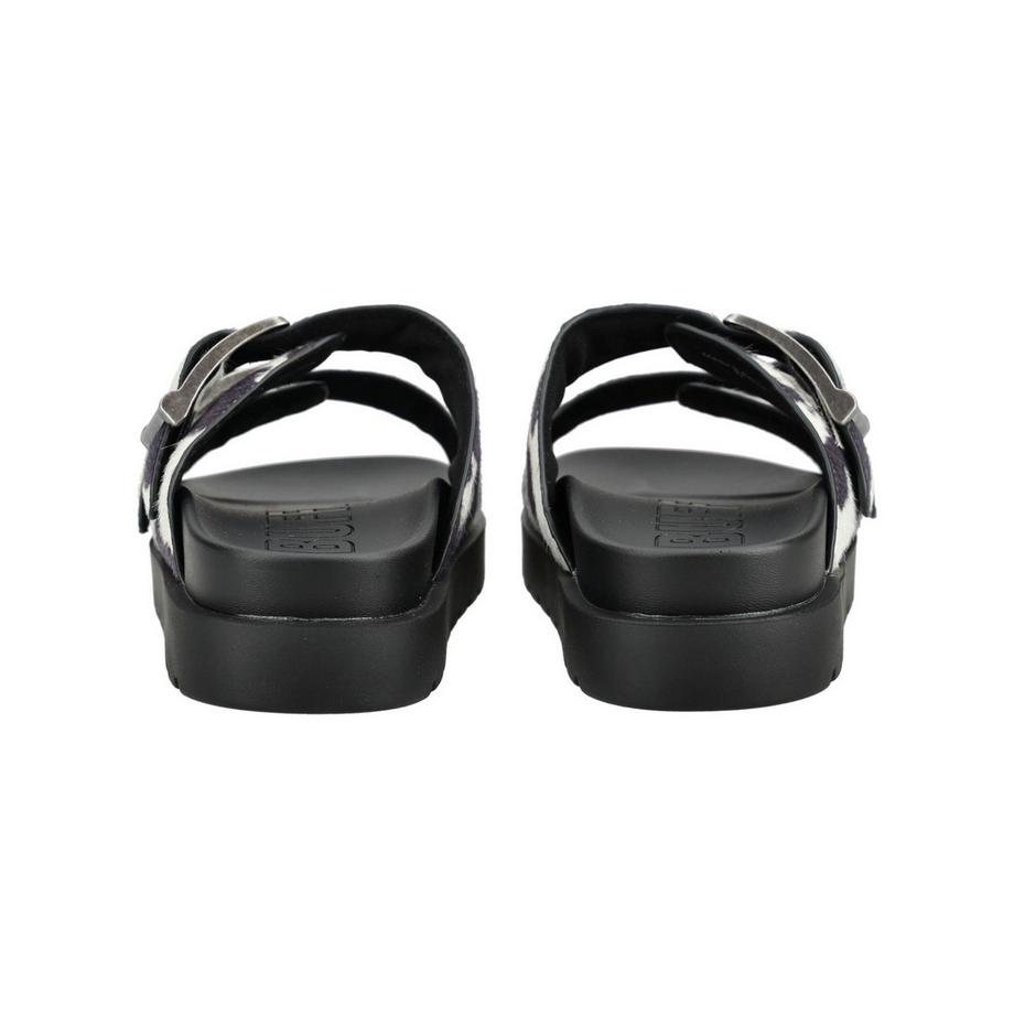 Buffalo Kuhdruck Doppelriemen Slipper  