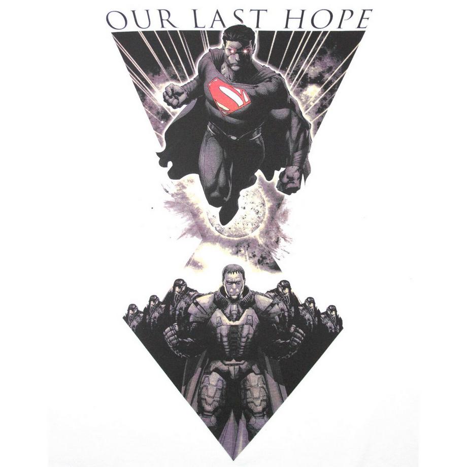 SUPERMAN Our Last Hope Grafikdruck T-Shirt  