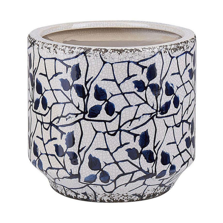 Beliani Vase à fleurs en Grès Rétro MYOS  