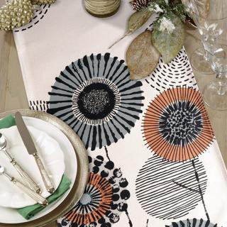 Alopini Abwaschbarer Vintage-Tischläufer für Esszimmer und Küche  