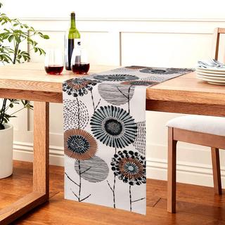 Alopini Abwaschbarer Vintage-Tischläufer für Esszimmer und Küche  