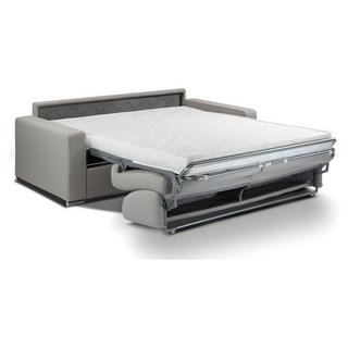 LINEA SOFA Schlafsofa mit Matratze 4Sitzer Stoff LiegeflächeMatratzenCALITO  