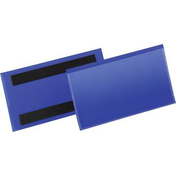 Magnetische Etikettentasche  Blau 150 mm x 76 mm