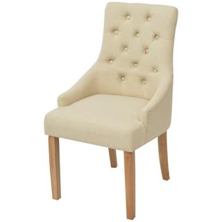 VidaXL Chaise de salle à manger tissu  