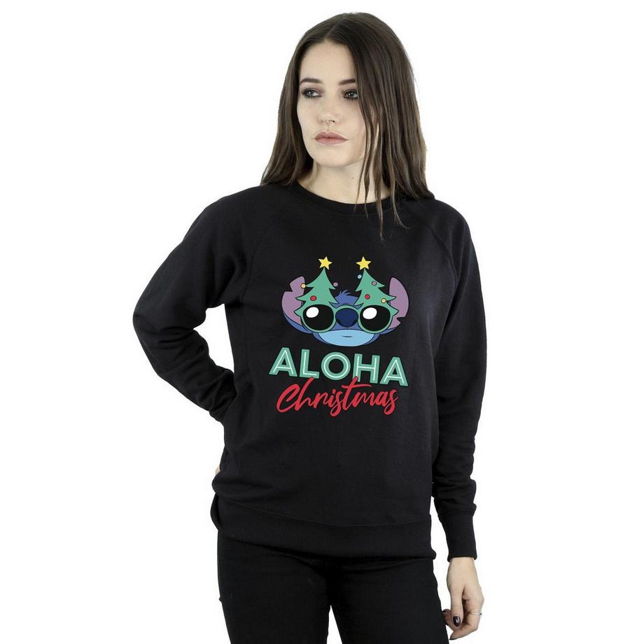 Disney Aloha Christmas Stitch Sweatshirt  
