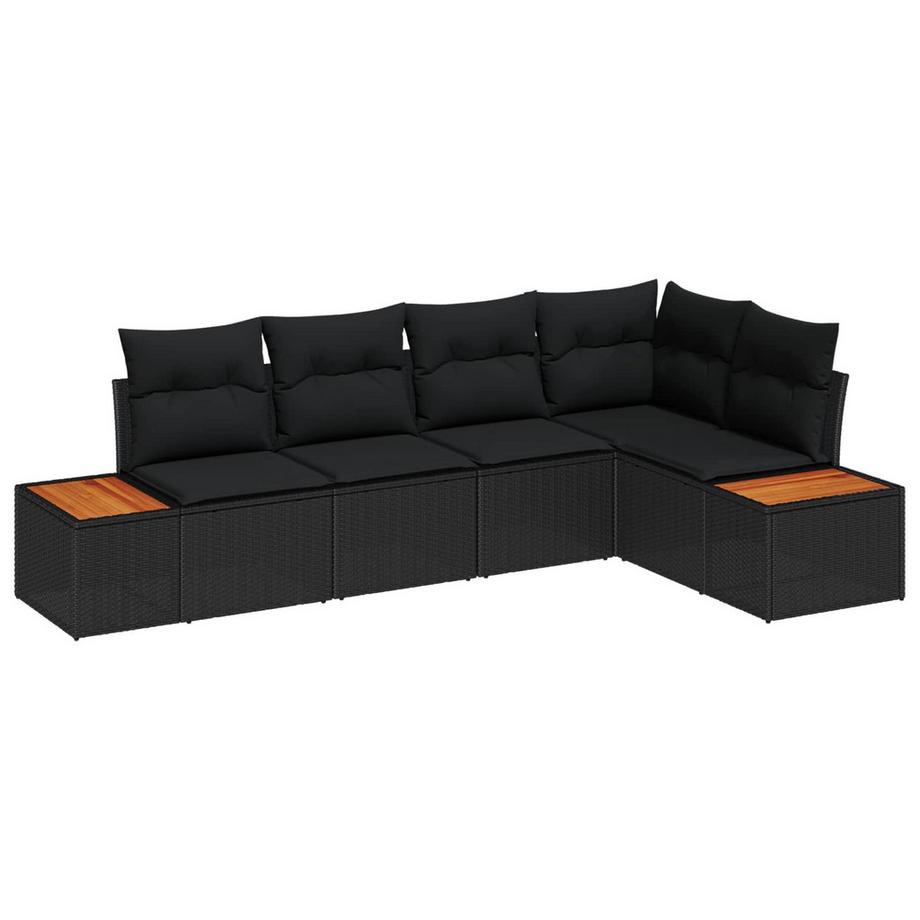 Ensemble de canapés d'extérieur poly rattan