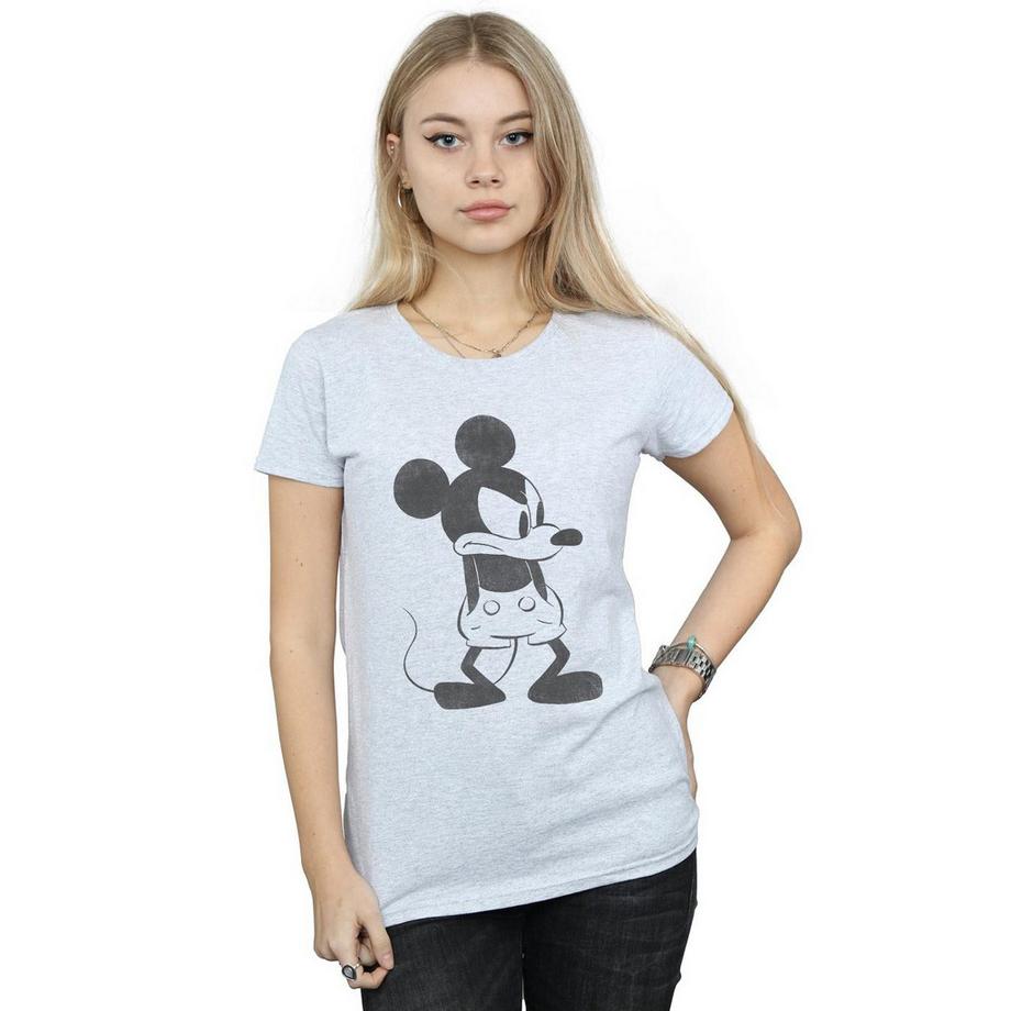 Disney Mickey Mouse T-Shirt Imprimé Effet Vieilli  