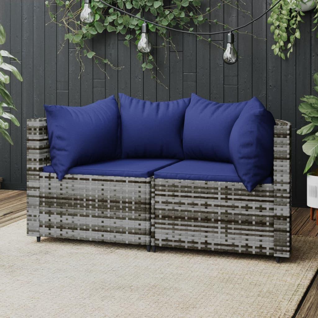 VidaXL Ecksofa poly-rattan  