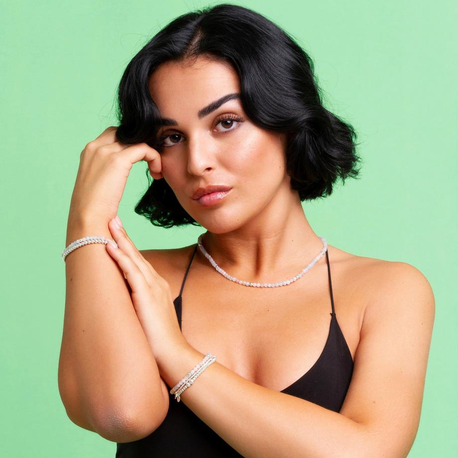 Balibay  Alina  Armband mit verschiednen Edelsteinen und Silber 