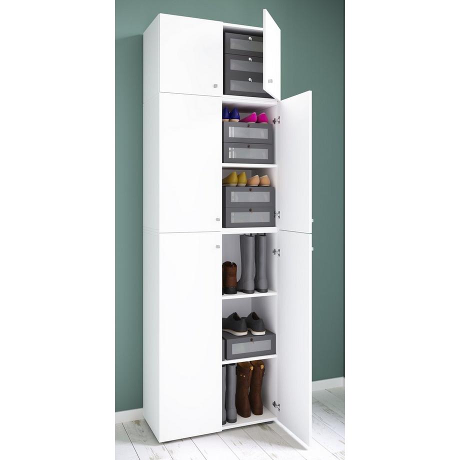 VCM XXL Holz Schuhschrank Kleiderschrank Groß Schrank Schuhe Dielenschrank Lona 5f A  