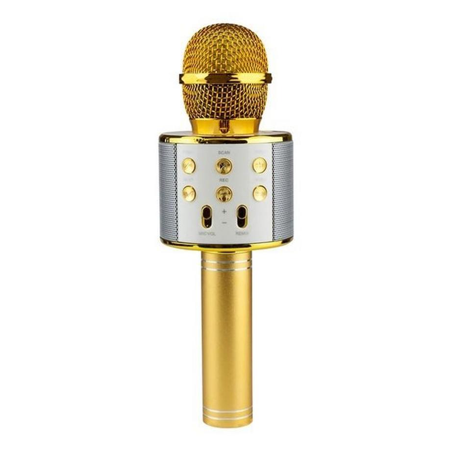 KTV - Microphone karaoké sans fil - Or