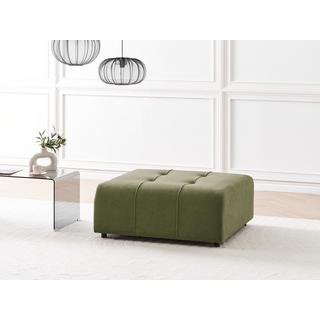 Beliani Ottoman en Tissu Moderne INNVIK  