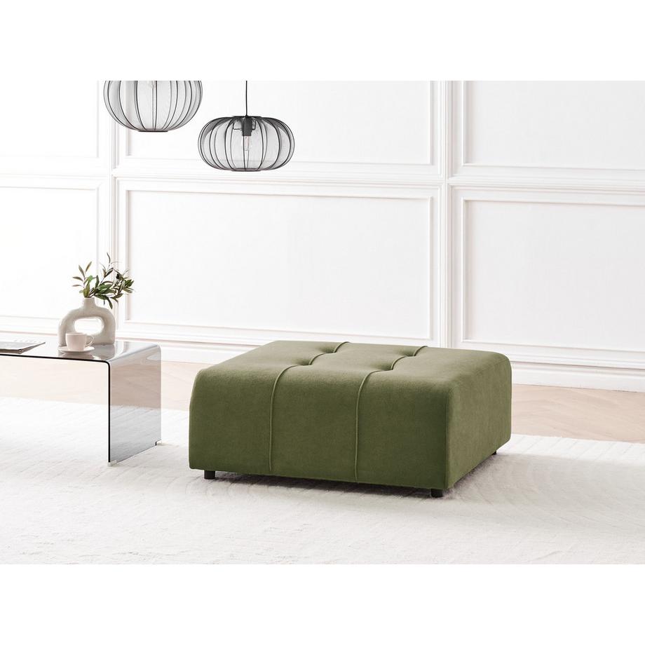 Beliani Ottomane aus Stoff Modern INNVIK  