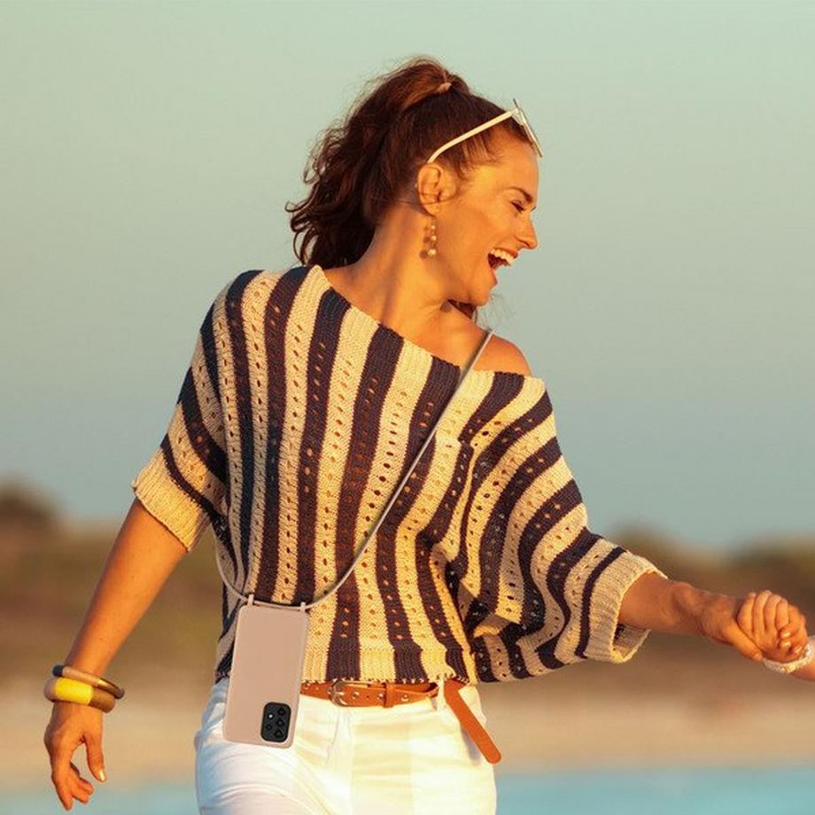 Avizar  Kettenhülle Samsung A53 5G Zartrosa 