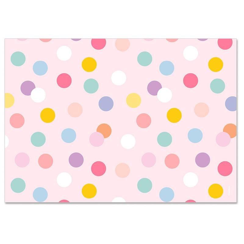 trendform Sets de table en papier CONFETTI 4 x 12 feuilles  