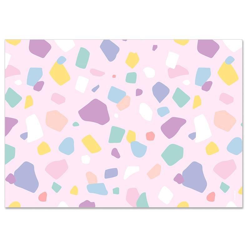 trendform Sets de table en papier CONFETTI 4 x 12 feuilles  