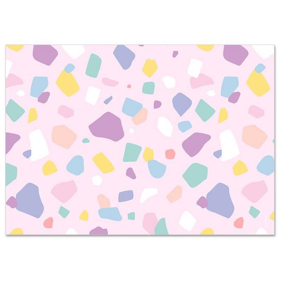 trendform Sets de table en papier CONFETTI 4 x 12 feuilles  