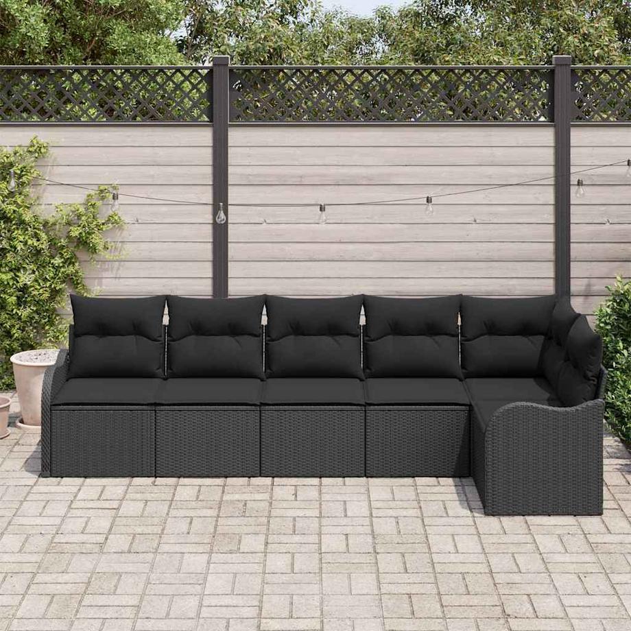 VidaXL Gartensofa-set poly-rattan  
