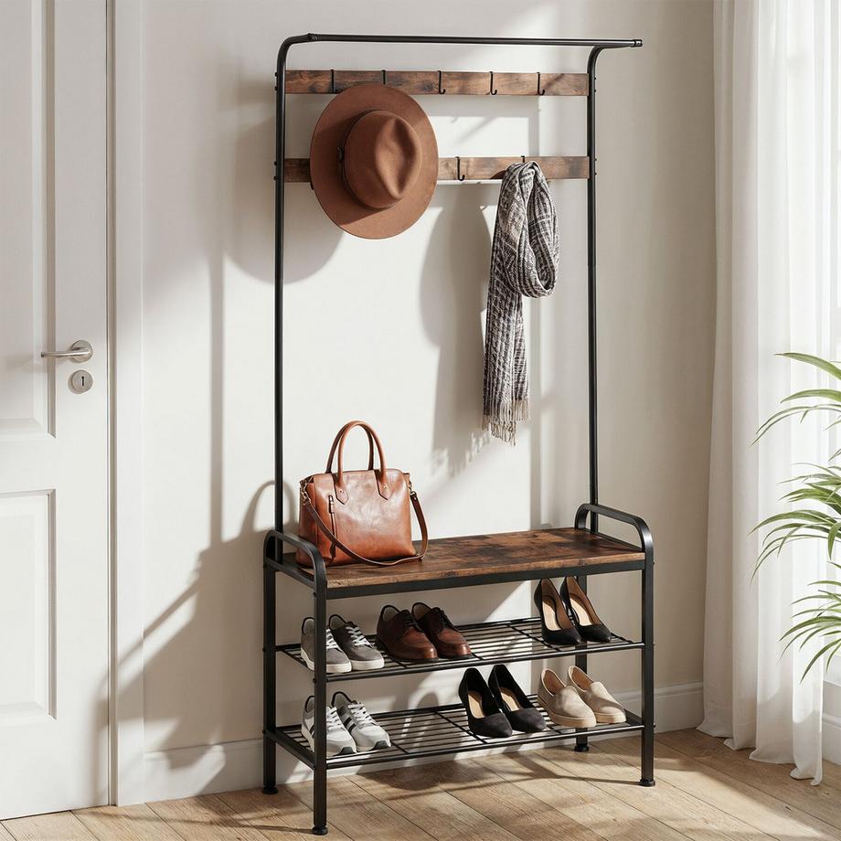 Tectake Appendiabiti Alberta  stile industriale  