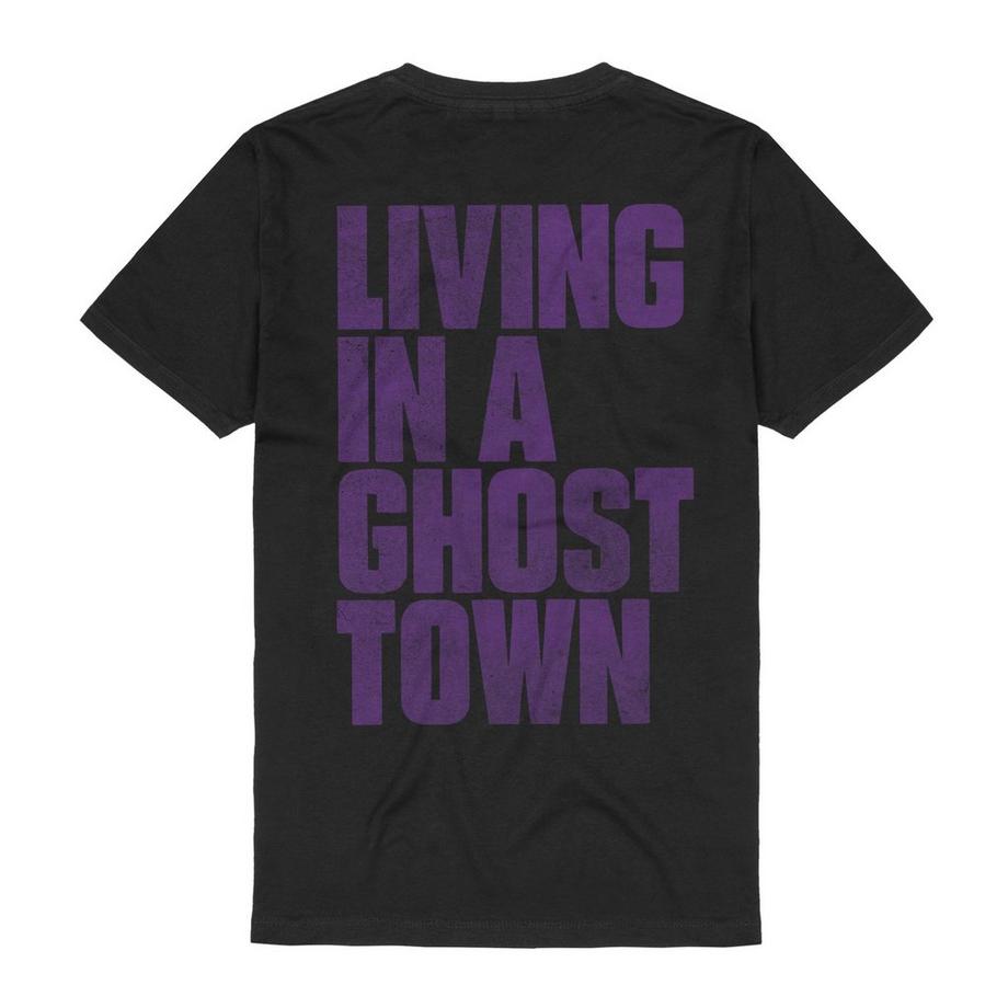 The Rolling Stones Ghost Town T-Shirt Stampa Grafica  