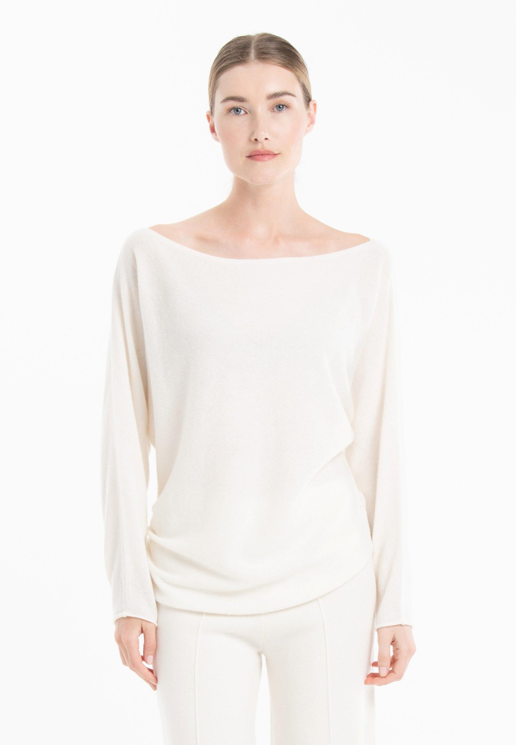 Studio Cashmere8  NAMI 24 Maglia fuori spalla - 100% cachemire 