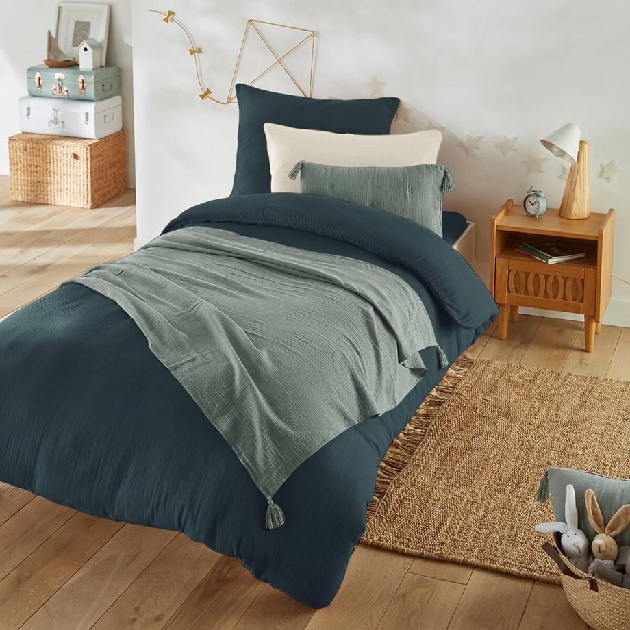 La Redoute Intérieurs Kumla Kinder-Duvetbezug Baumwoll-Musselin  