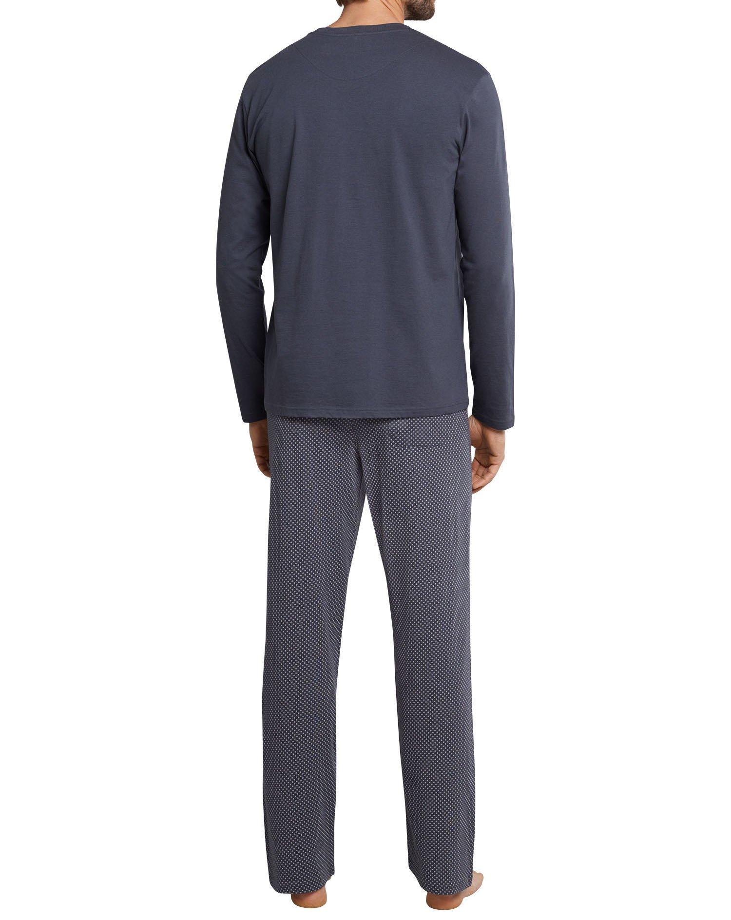 Schiesser Bequem sitzender Langarm Pyjama  