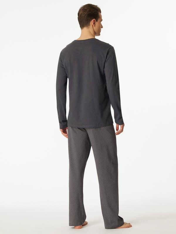 Schiesser Pigiama a Maniche Lunghe Vestibilità Comoda  