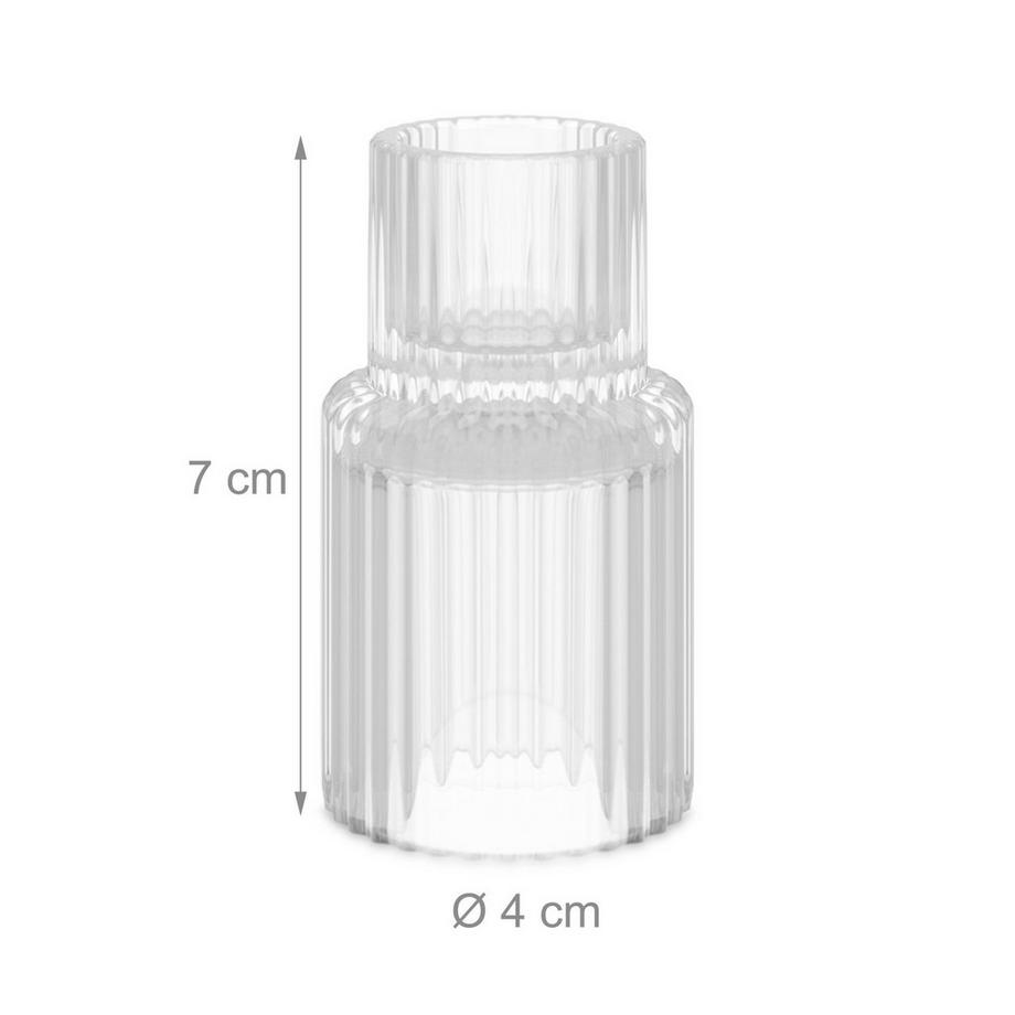 Northio  Bougeoir en verre, lot de 20 