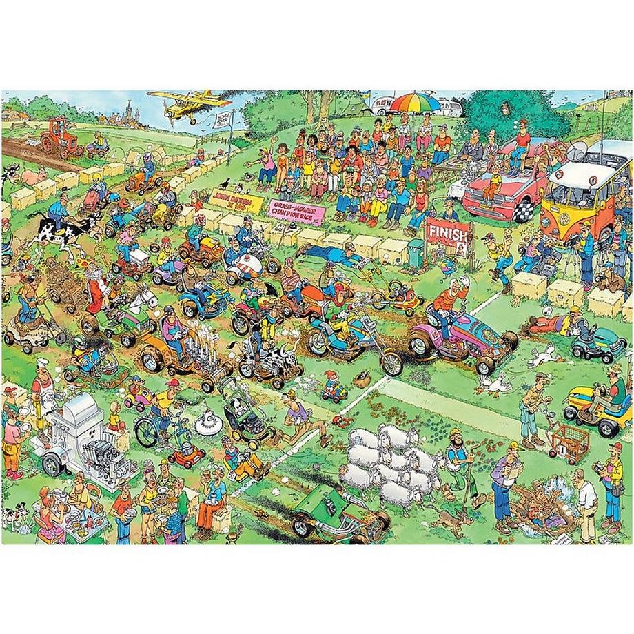 JUMBO  Jan van Haasteren Lawn mower race (1000 Pces) 