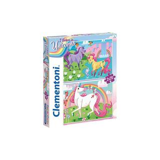 Clementoni  Puzzle Unicorns Brilliant (2x20) 