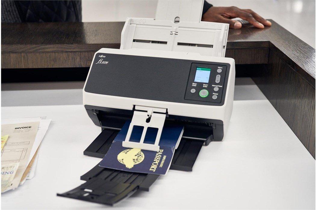 Fujitsu  Dokumentenscanner fi-8190 A4 Duplex USB3.2, 90 Seiten/180 Bilder /Min 