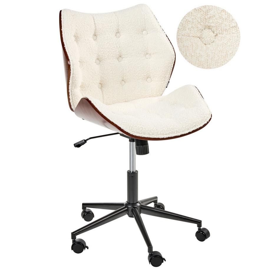 Sedia da scrivania en Bouclé  LOMPOC