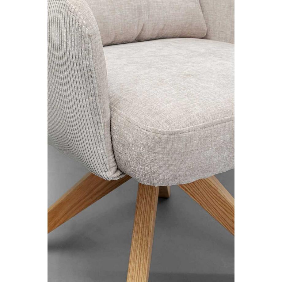 KARE Design Drehstuhl Bosse natur  