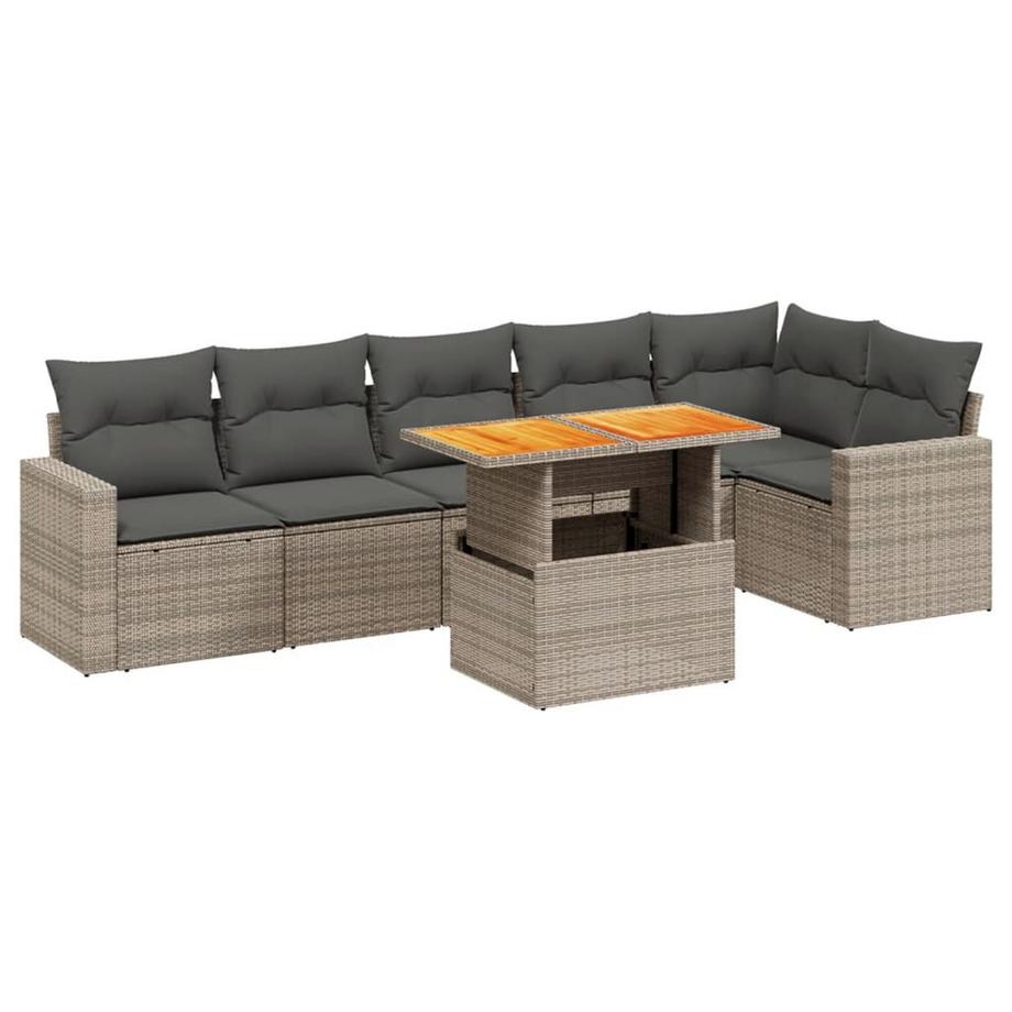 Garten sofagarnitur poly-rattan
