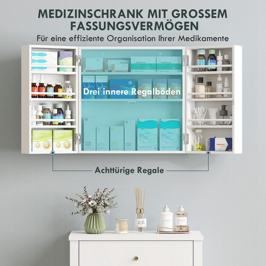 HOMCOM Medizinschrank  