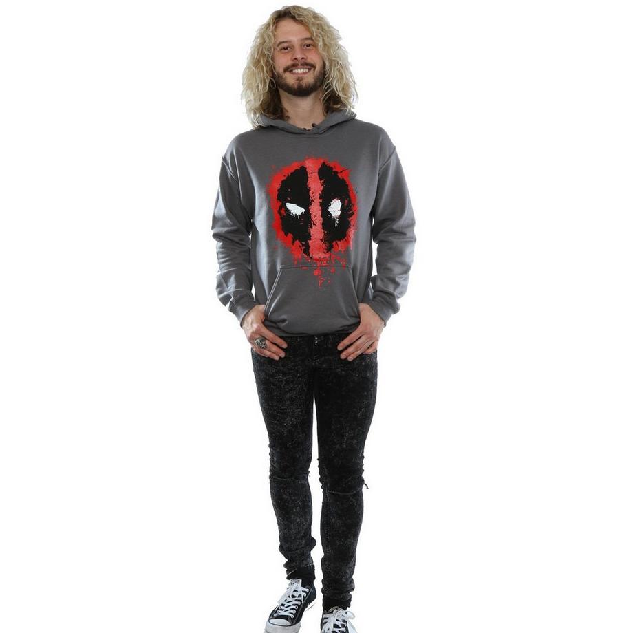 Deadpool Splatter Logo Sweat à Capuche  