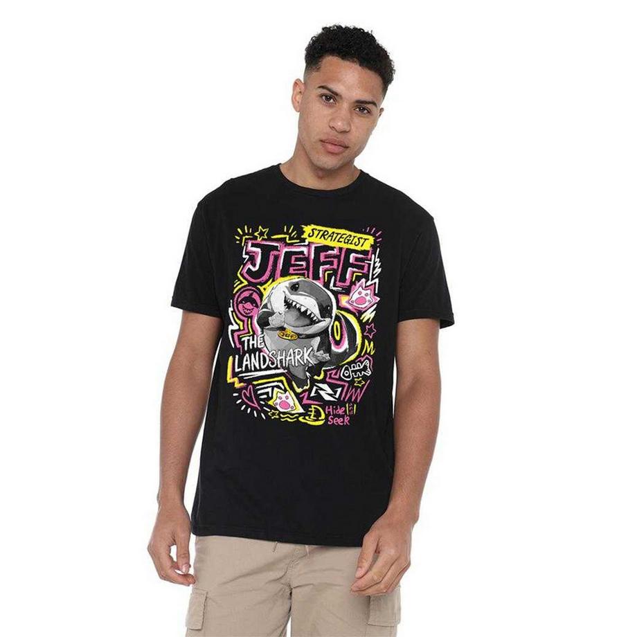 MARVEL Jeff der Landhai Grafikdruck T-Shirt  