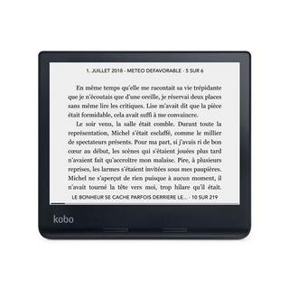 Kobo  Kobo Sage - eBook-Reader - 32 GB - 20.3 cm (8") E Ink Carta 1200 (1440 x 1920) - Bluetooth, Wi-Fi 5 - Schwarz 