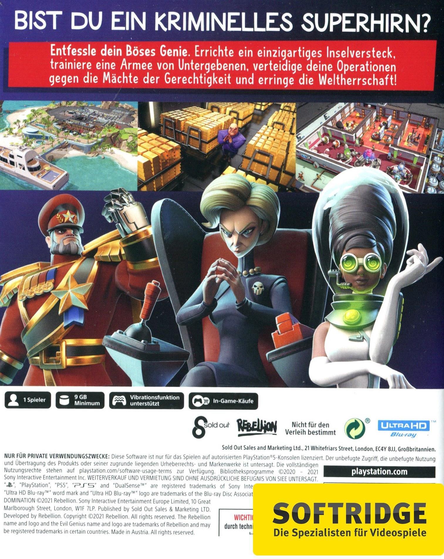 REBELLION  Evil Genius 2: World Domination 