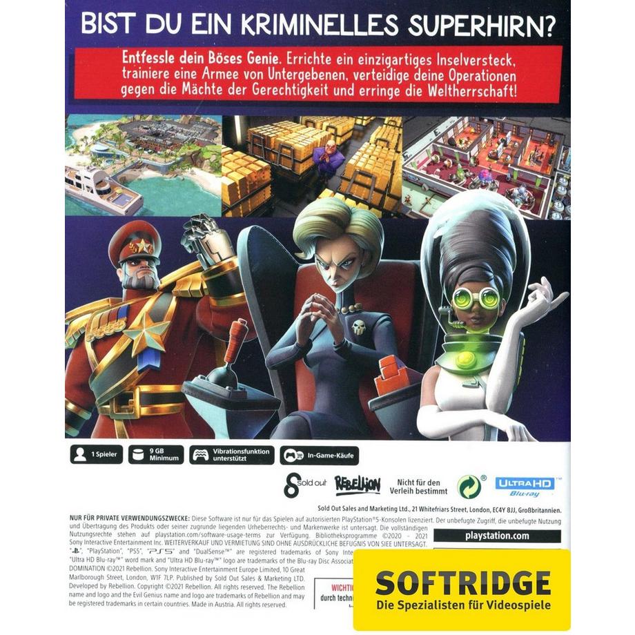 REBELLION  Evil Genius 2: World Domination 