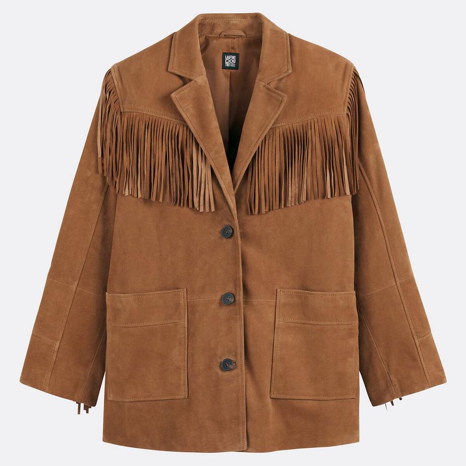 La Redoute Collections Giacca dritta con frange  