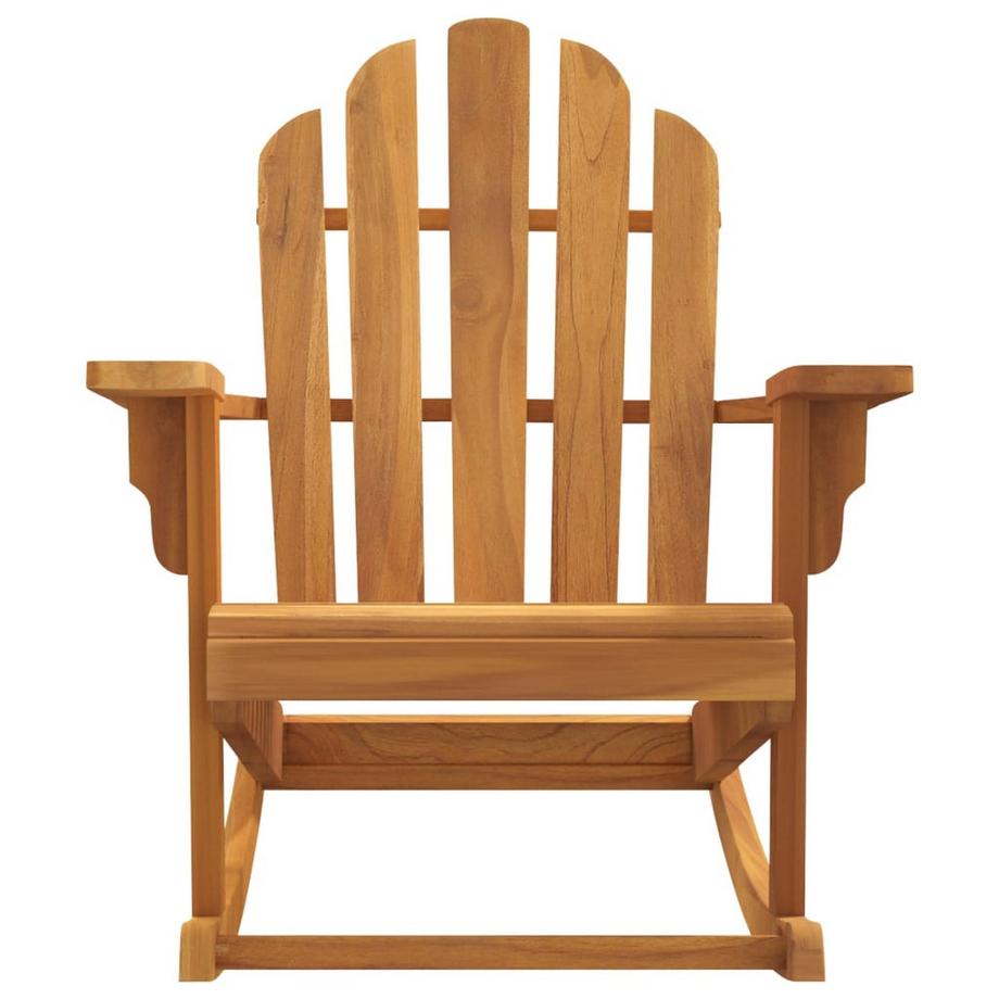VidaXL sedia a dondolo adirondack da giardino  