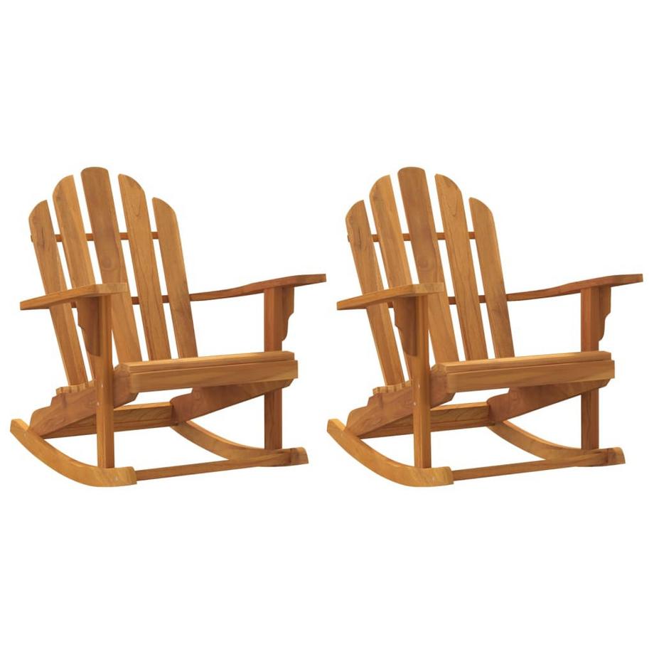 sedia a dondolo adirondack da giardino