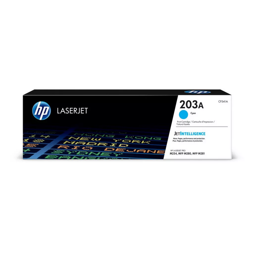 Hewlett-Packard – HP Toner-Modul 203A cyan CF541A CLJ Pro M254/MFP M280 1300 S., Cyan-Blau, Seiten